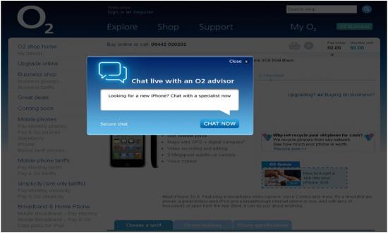 Chat live to o2